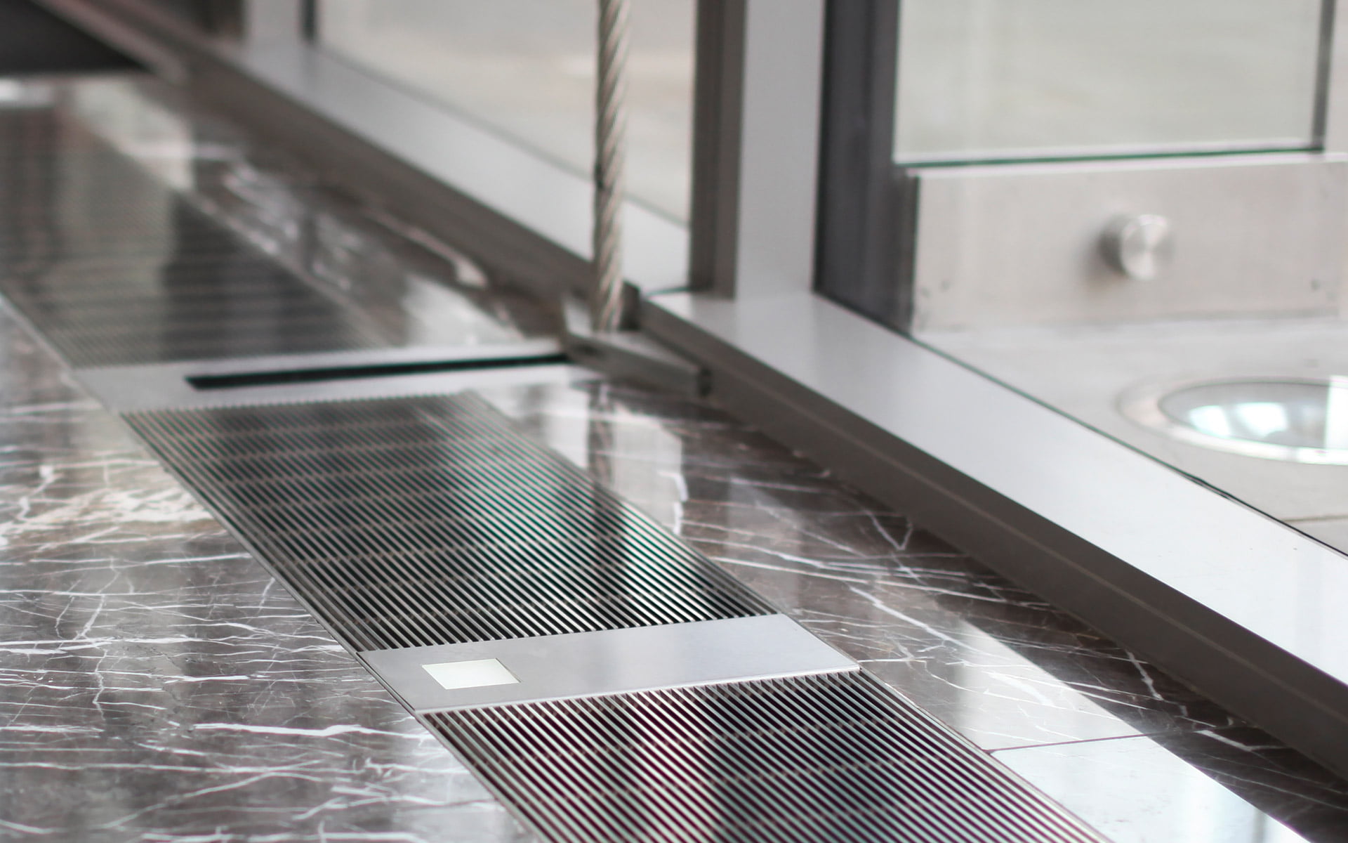 INTRAgrille Heron Tower Entrance Close Up