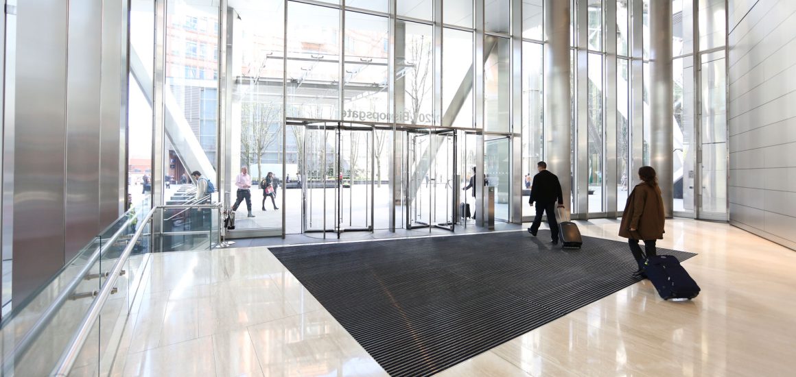 201 Bishopgate large entrance door mats