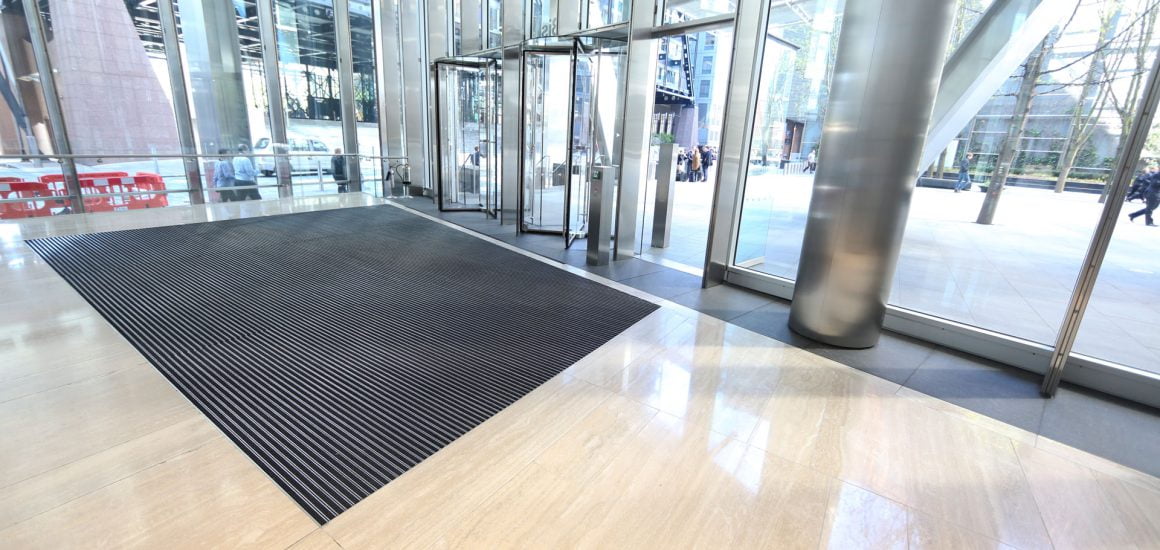 201 Bishopgate large entrance door mats