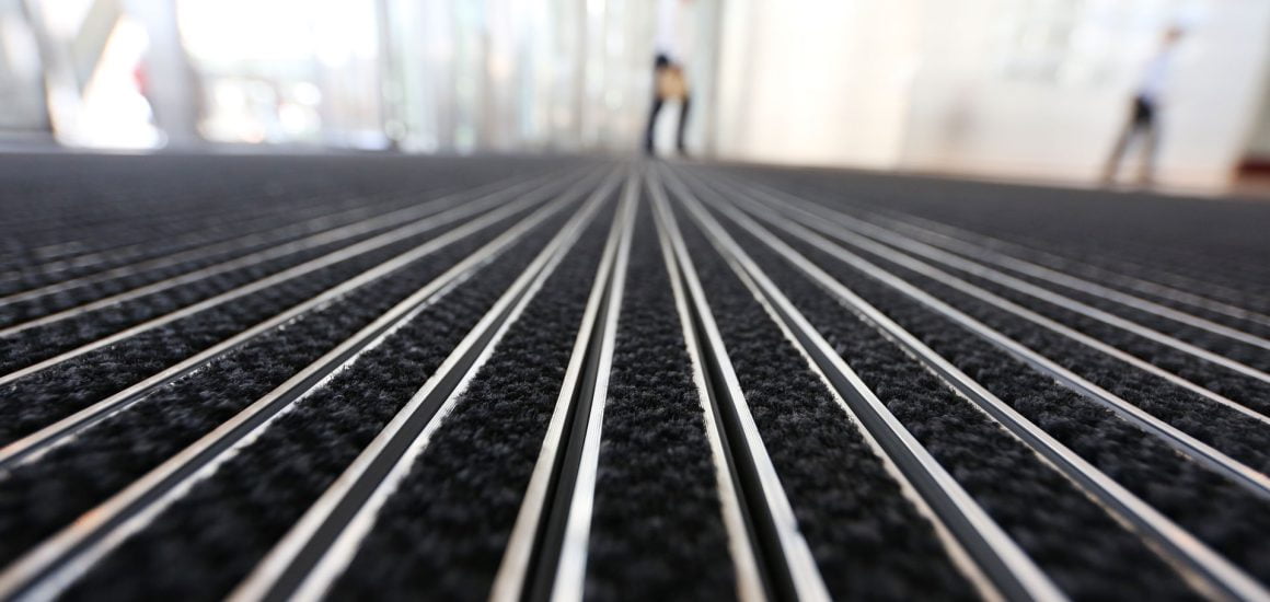 201 Bishopgate large entrance door mats
