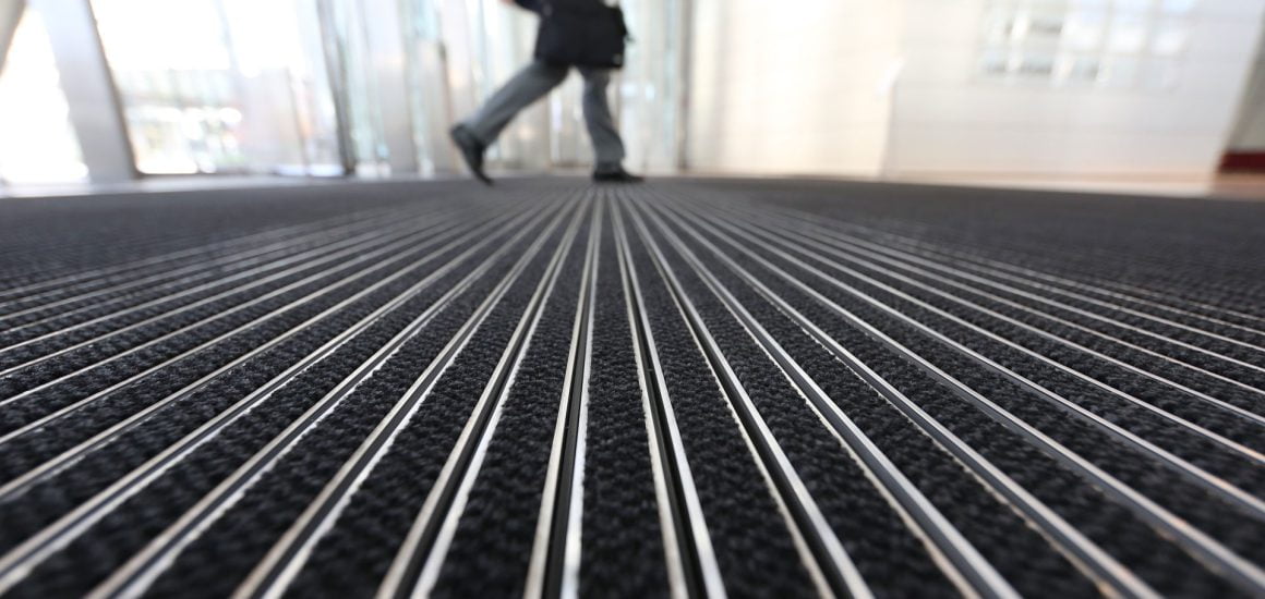 201 Bishopgate large entrance door mats