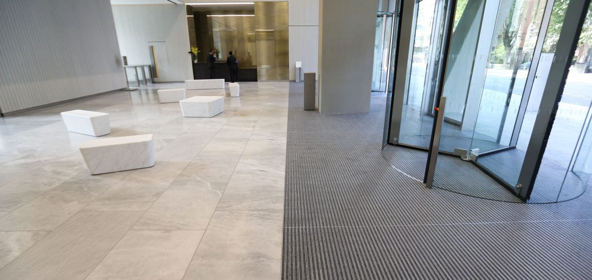 240 Blackfriars entrance mats for business