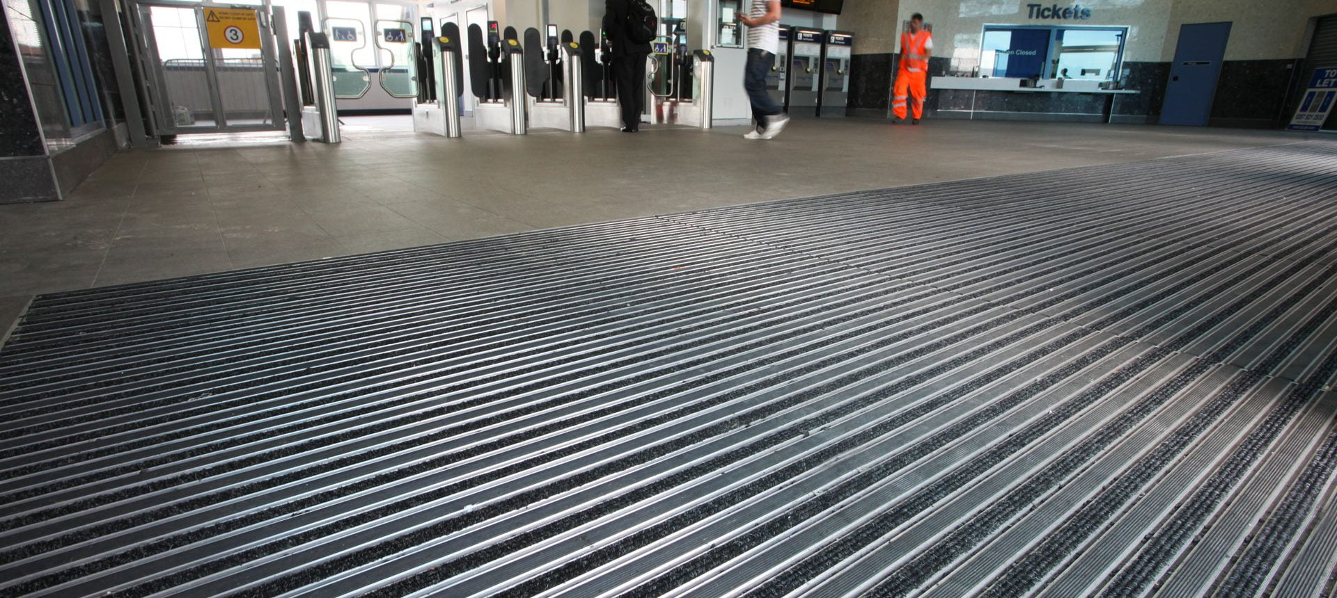 Clapham Junction Station commercial mats for entrance
