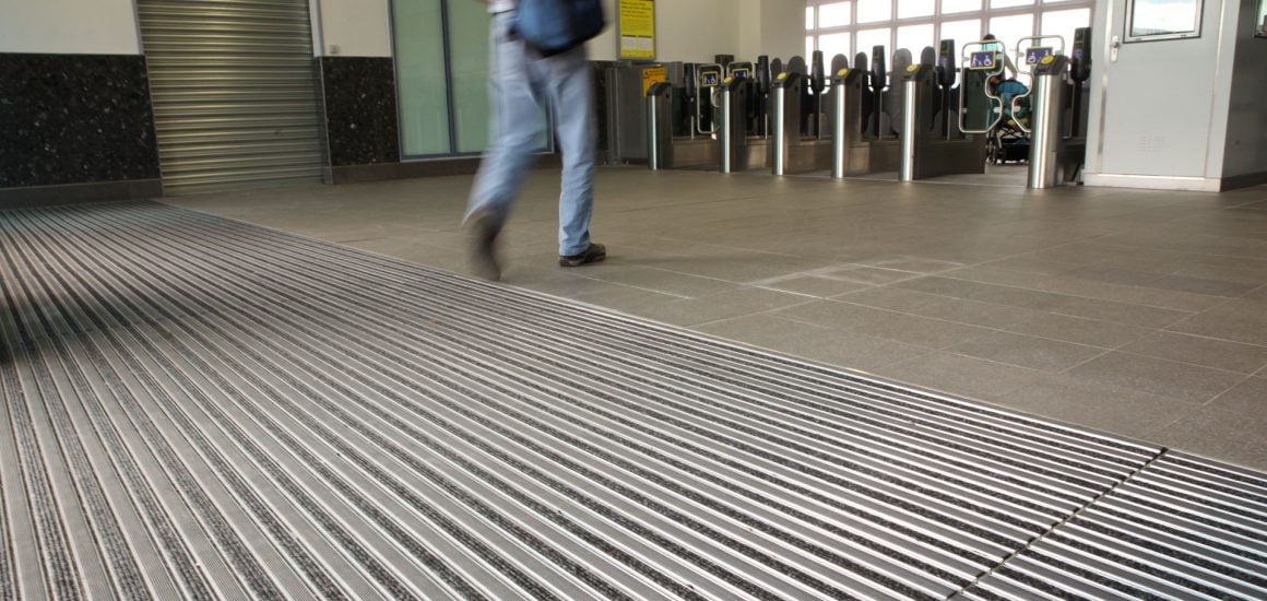 Clapham Junction Station commercial mats for entrance