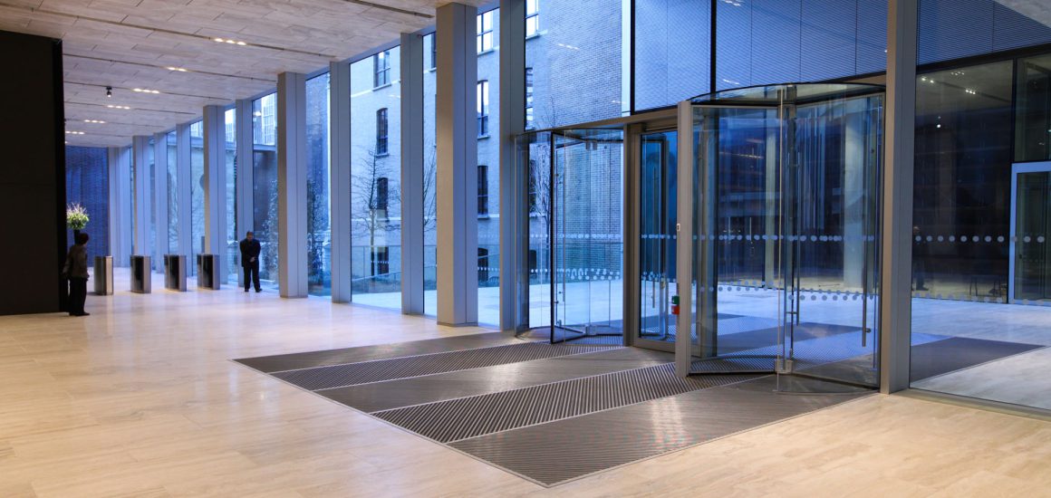 NMR Bank, New Court custom door mats commercial