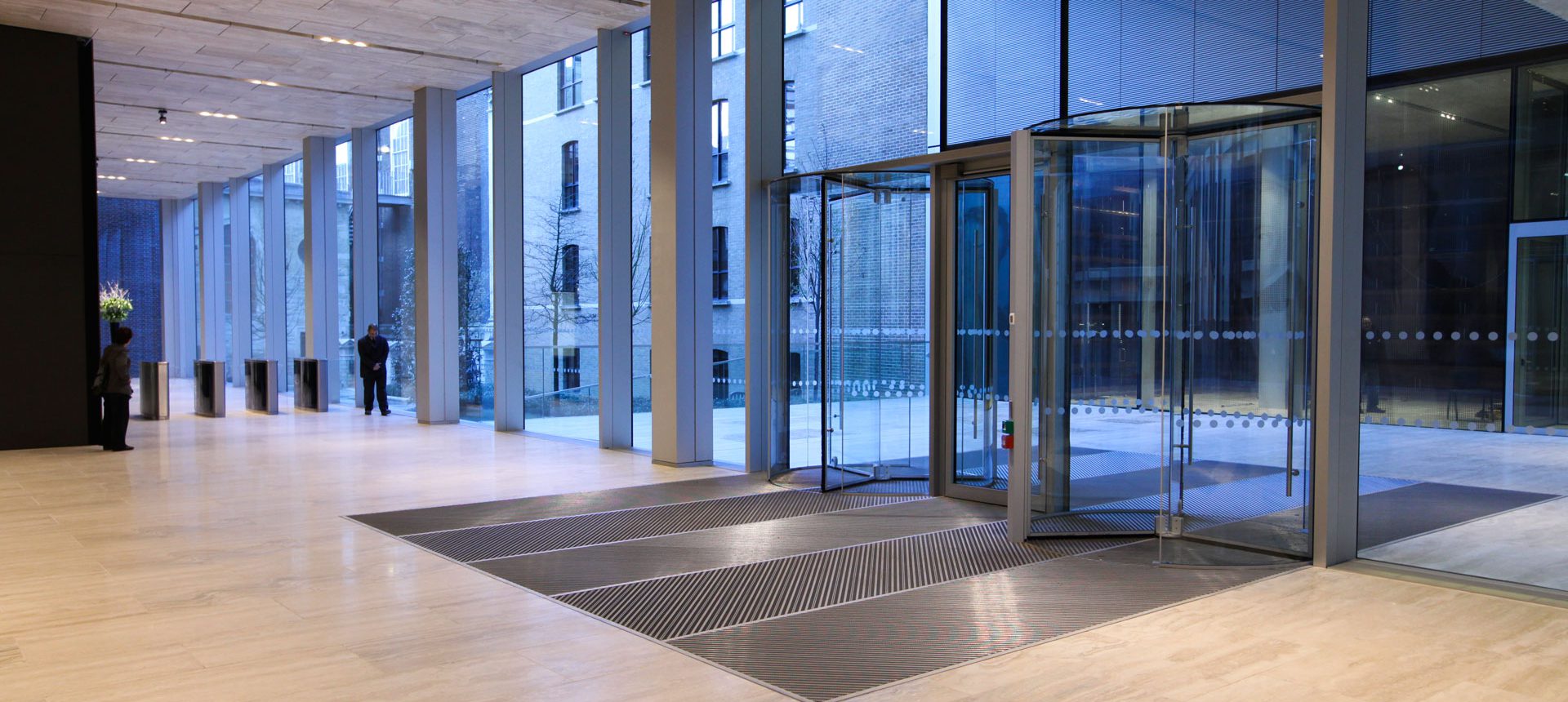 NMR Bank, New Court custom door mats commercial