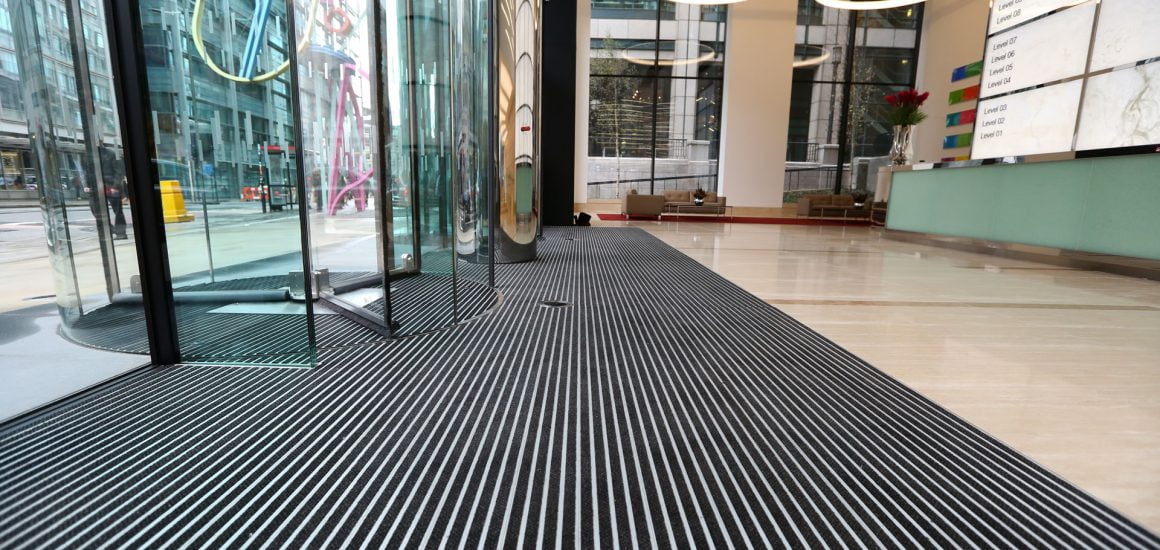 199 Bishopgate entry mats commercial
