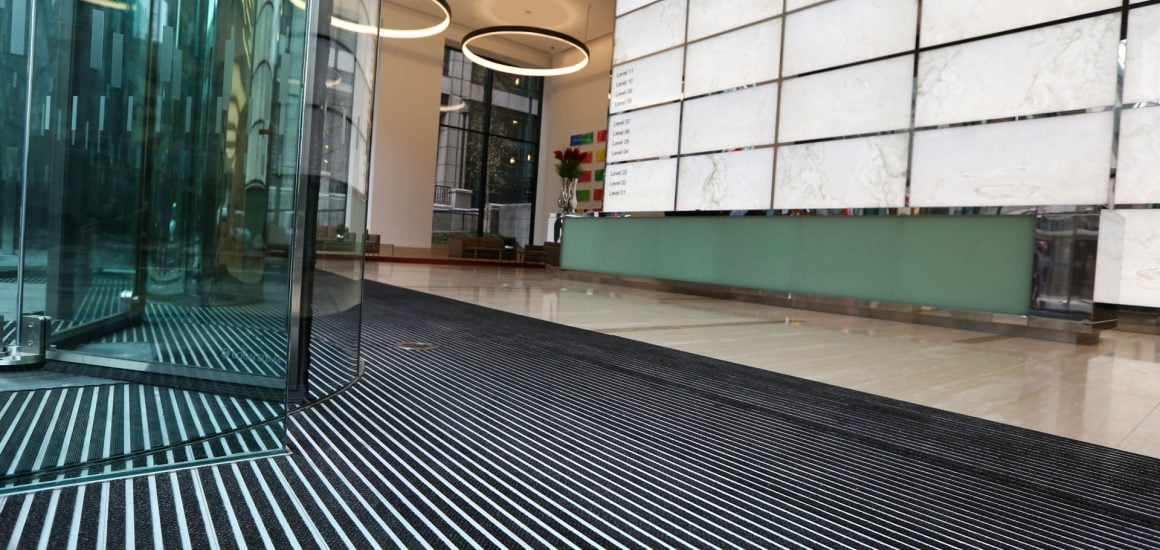 199 Bishopgate entry mats commercial