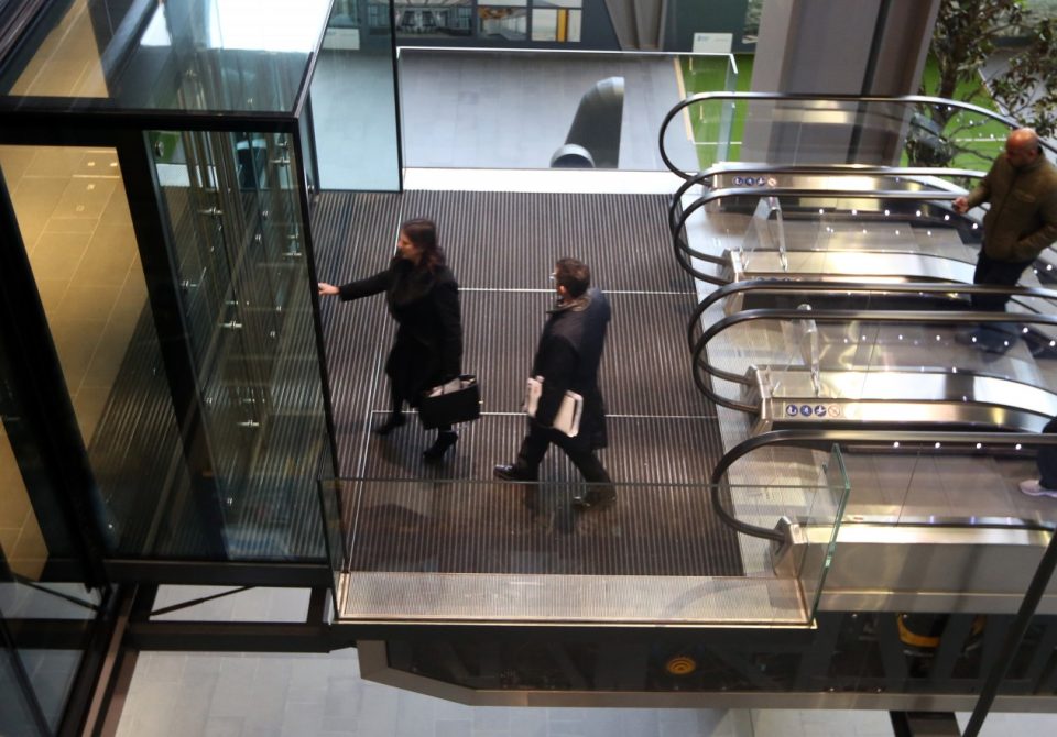 The Cheesegrater' entrance flooring systems