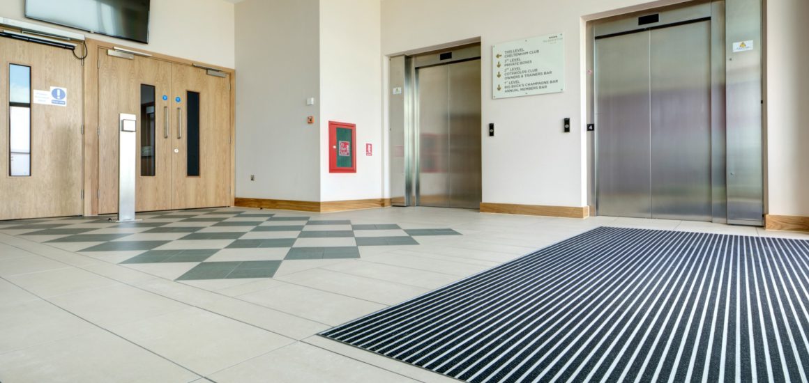 CHELTENHAM RACECOURSE commercial entrance door mats