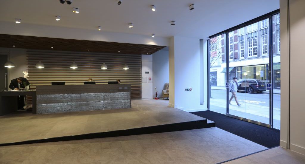 160 GREAT PORTLAND STREET office entry mats