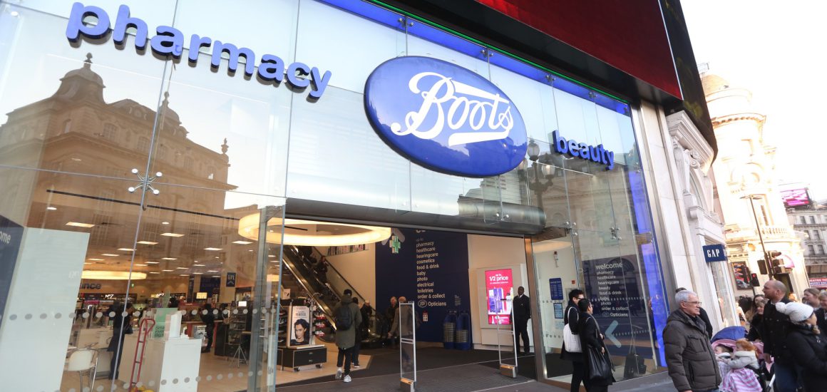 External Photo of Boots Store showing Entrance Matting