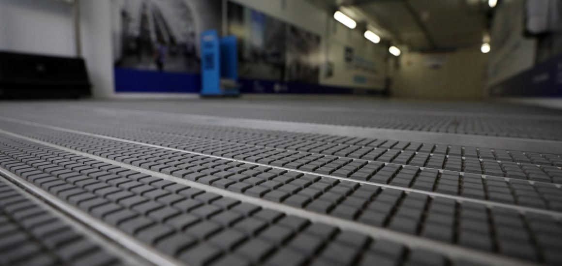 Close-up of Entrance Matting at Liverpool Street Station
