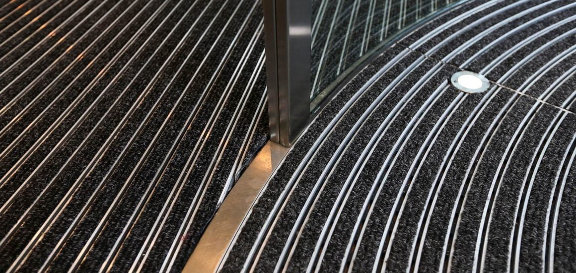 Radial entrance Matting at 5 Fleet Place