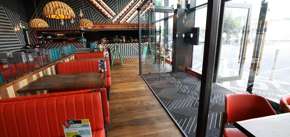 Inside of Nando's Restaurant