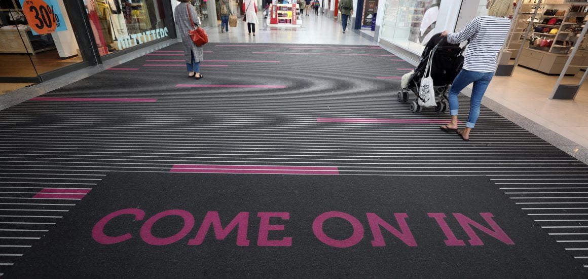Logo Matting at Churchill Square Shopping Centre