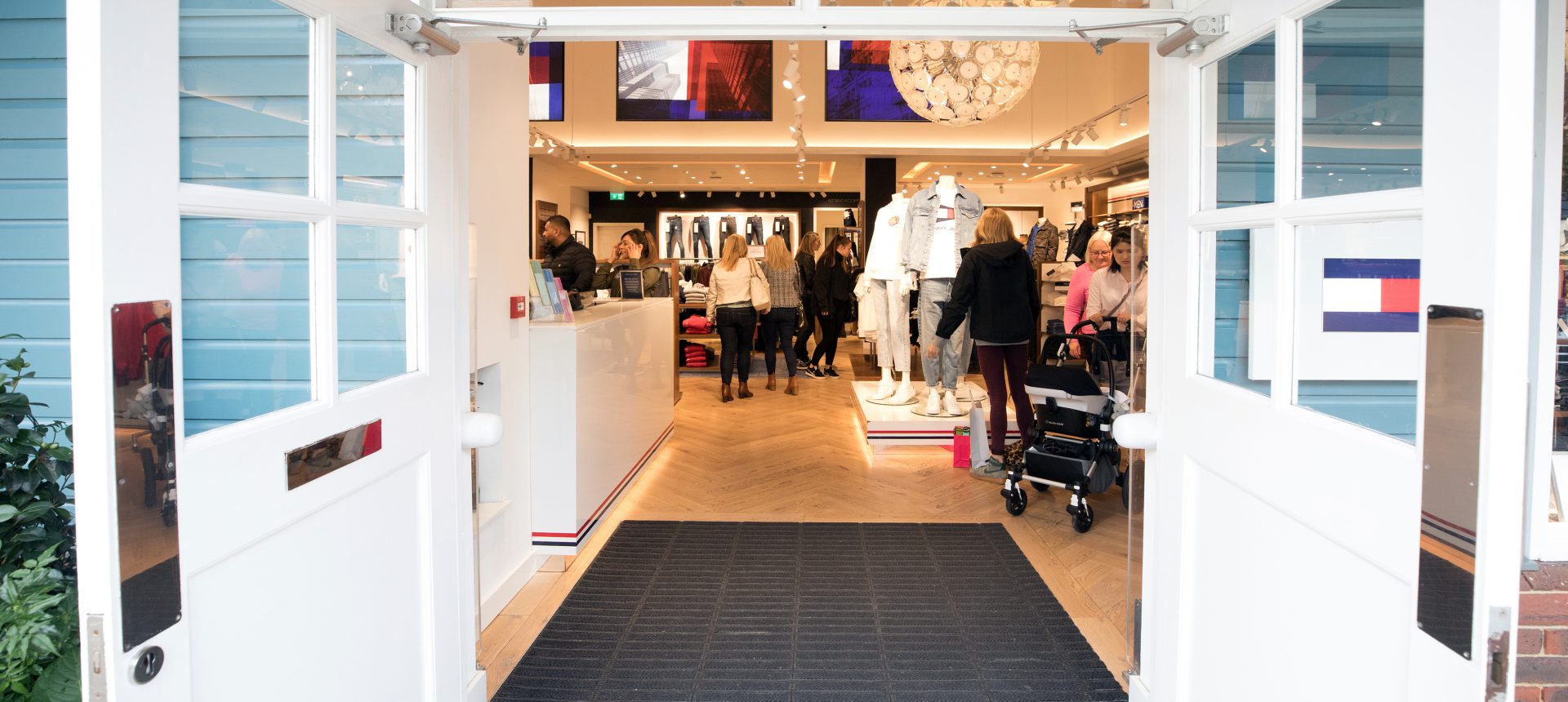 Entrance Matting at Tommy Hilfiger store in Bicester Village