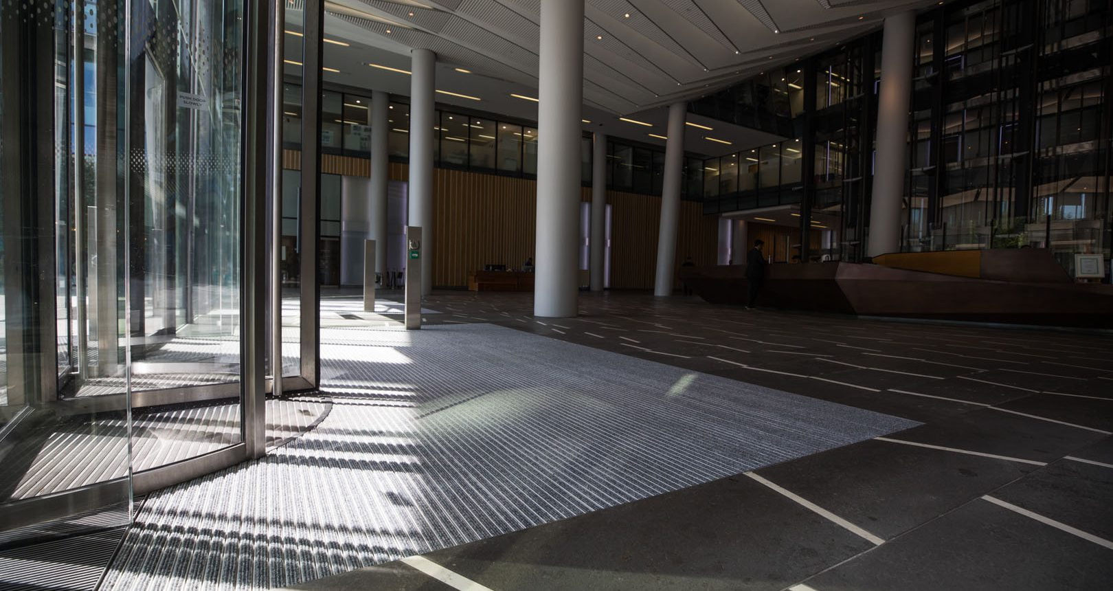 Image showing grey Entrance Matting at a large reception of 10 Brock Street in London