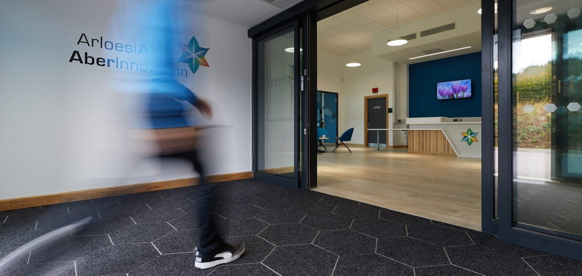 Intrashape entrance matting is ideal for multi-directional foot traffic
